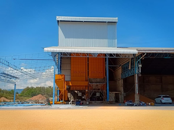 Installation Process of a Wheat Dryer in Thailand