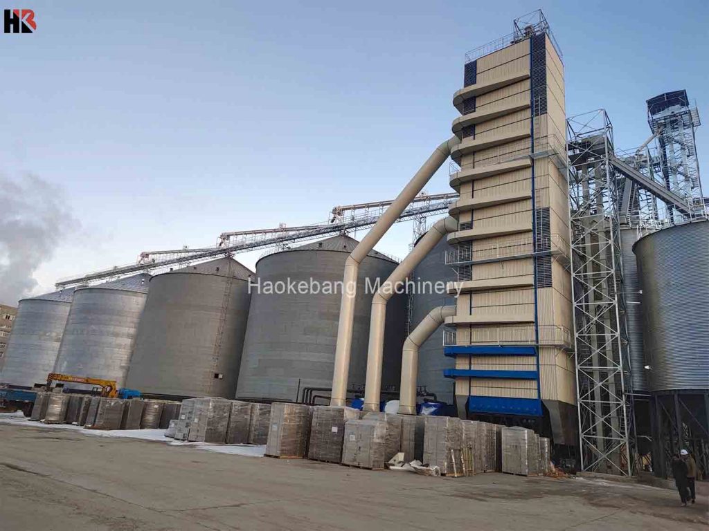 5 corn grain silo and 1 corn dryer in Uganda