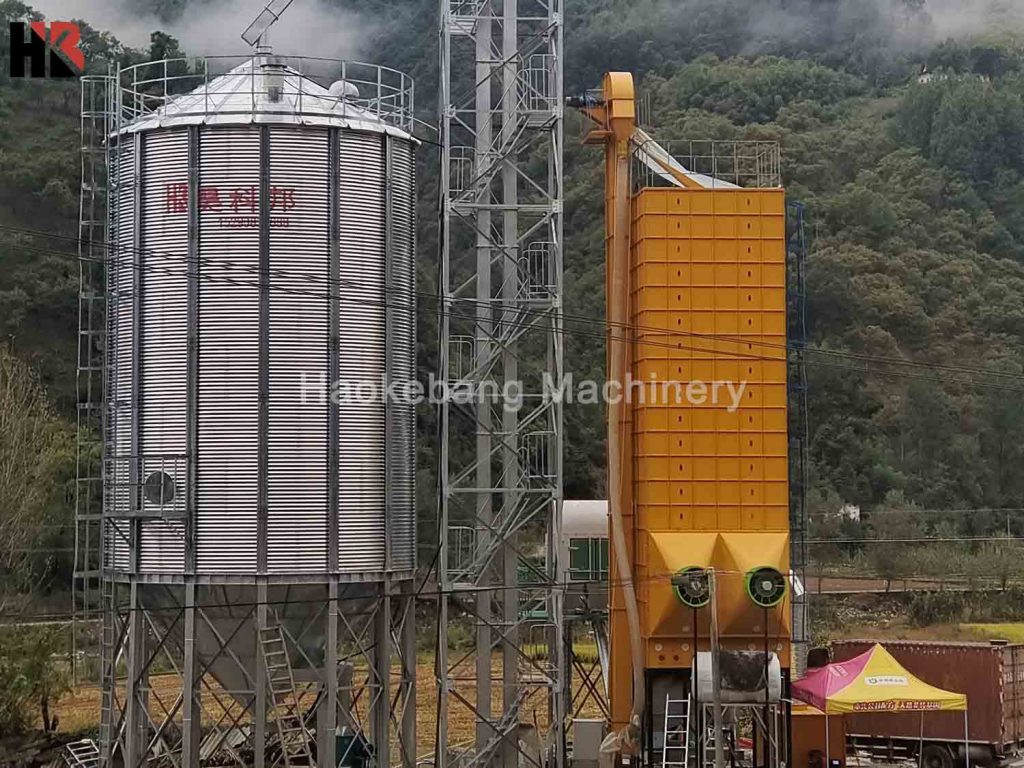 200-ton Corn Silo and Grain Dryer in Uganda